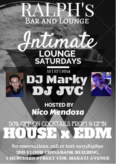 Join us every Saturday at Ralph’s Gastrolounge.