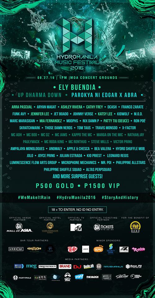 HYDRO MANILA MUSIC FESTIVAL 2016 | #HailHydro  #HydroManila #HydroMNL #Hydro2 #HydroManila2 #Hydro2016 #Hydro2k16 #HailHydro2016