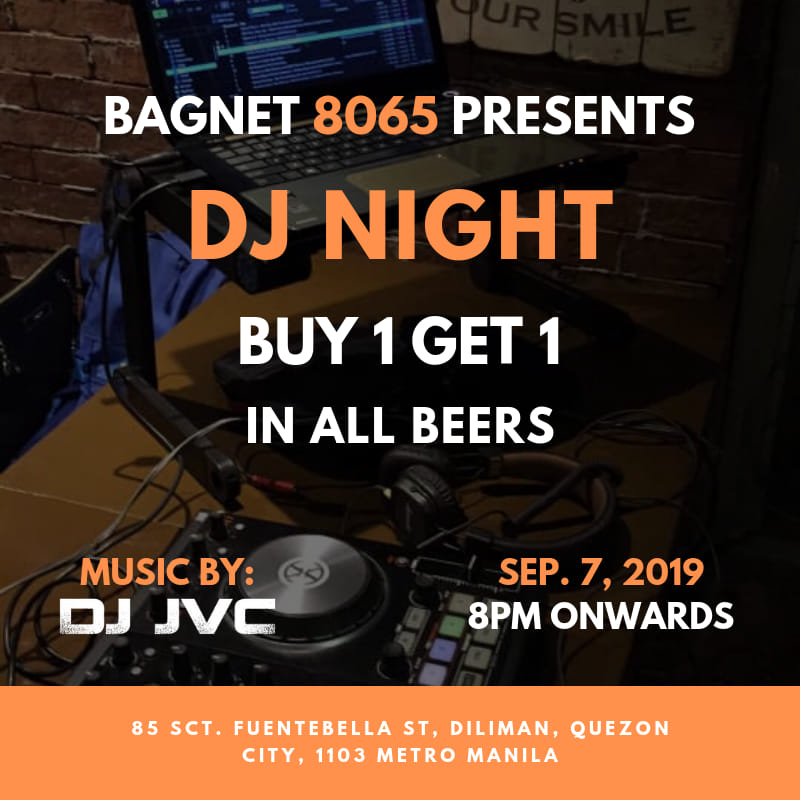 DJ JVC GIG: BAGNET 8065 QUEZON CITY | 6.10.19 | PARTY DJ FOR HIRE IN QUEZON CITY, PHILIPPINES | TIMOG, QUEZON CITY