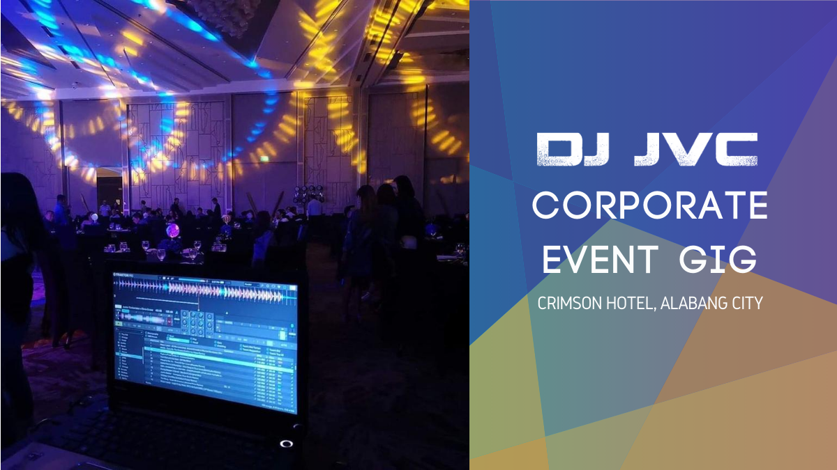 DJ JVC GIG: CORPORATE EVENT GIG | 12.6.19 | CHRISTMAS PARTY DJ FOR HIRE IN CRIMSON HOTEL, ALABANG CITY