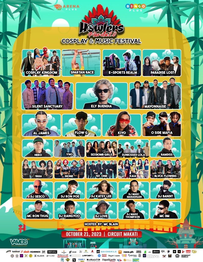 Howlers Manila Cosplay & Music Festival 2023 DJ and Artist