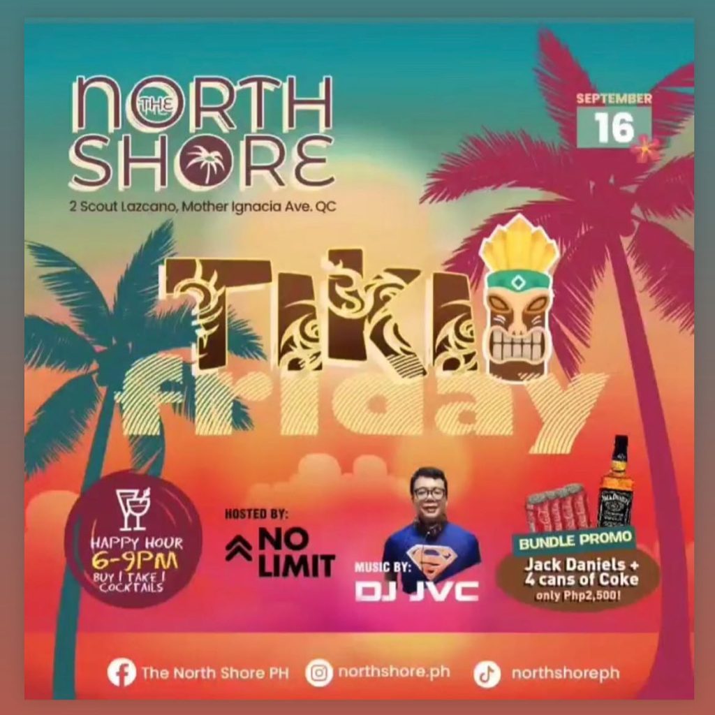 Tiki Fridays at North Shore, Quezon City, music by DJ&nbsp;JVC
